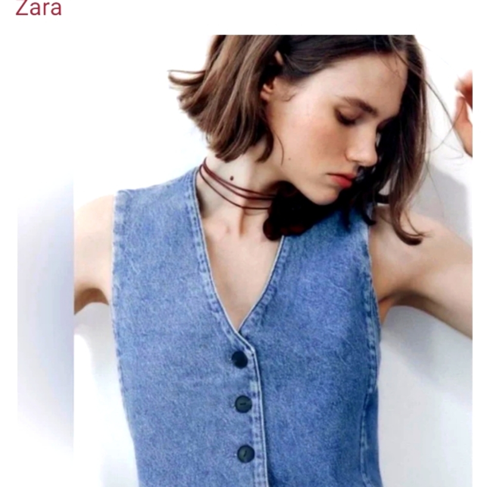 Zara inspired  corded collar flower